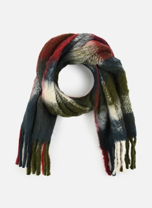 Leon & Harper Elton Scarf - RED Check