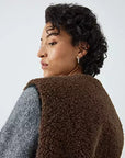 Leon & Harper Vamos Boucle Gillet Vest - Brown