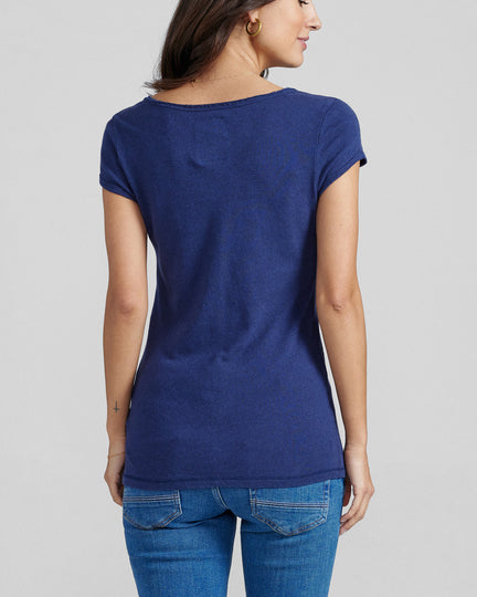 Mos Mosh Troy Short Sleeve Tee - Navy