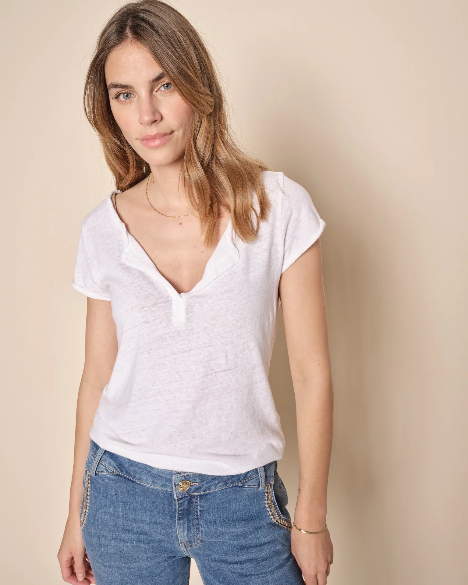 Mos Mosh Troy Short Sleeve Tee - White