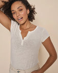 Mos Mosh Troy Short Sleeve Tee - Ecru