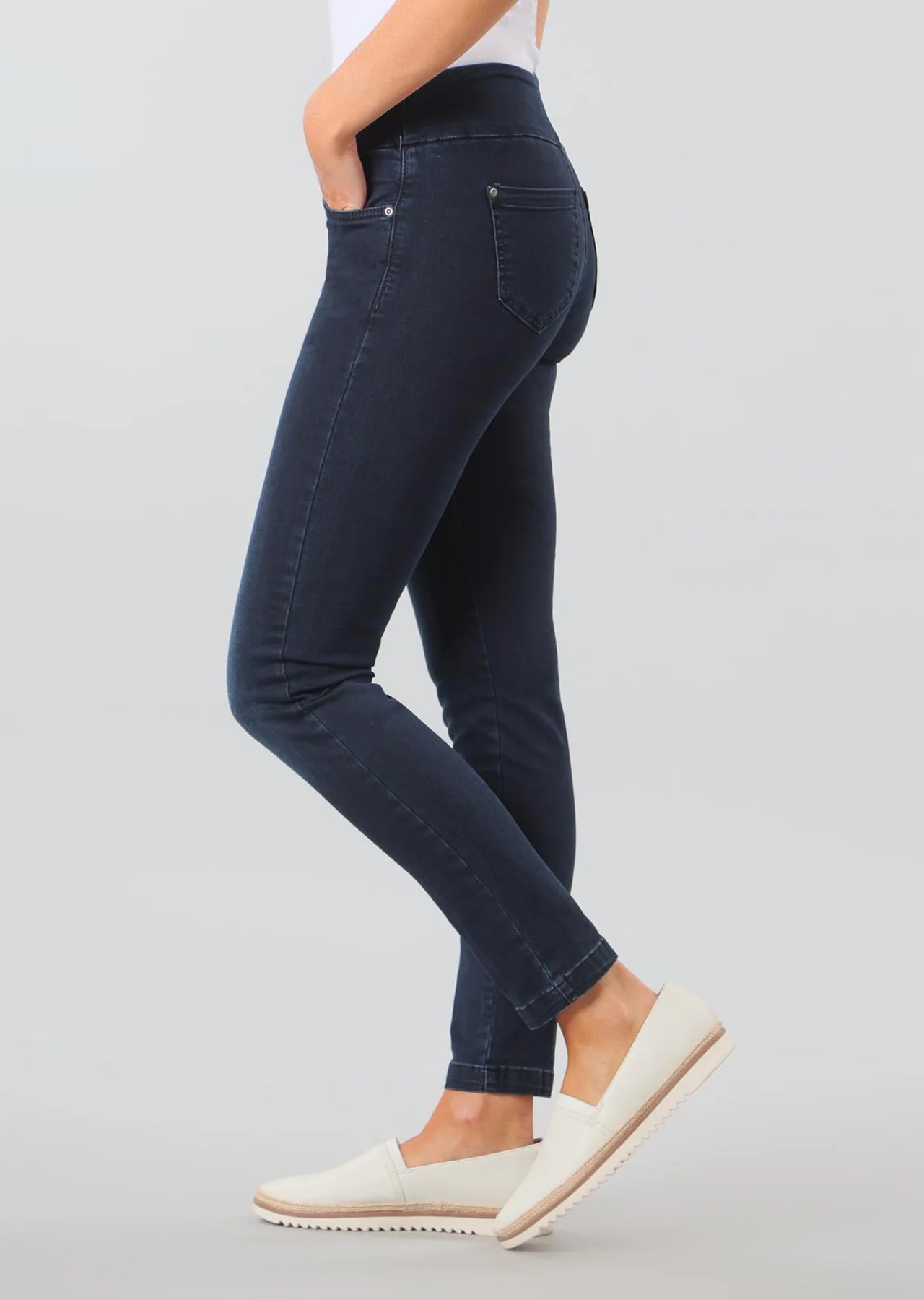 Lisette's classic Sylvia Denim Pull on Jeans