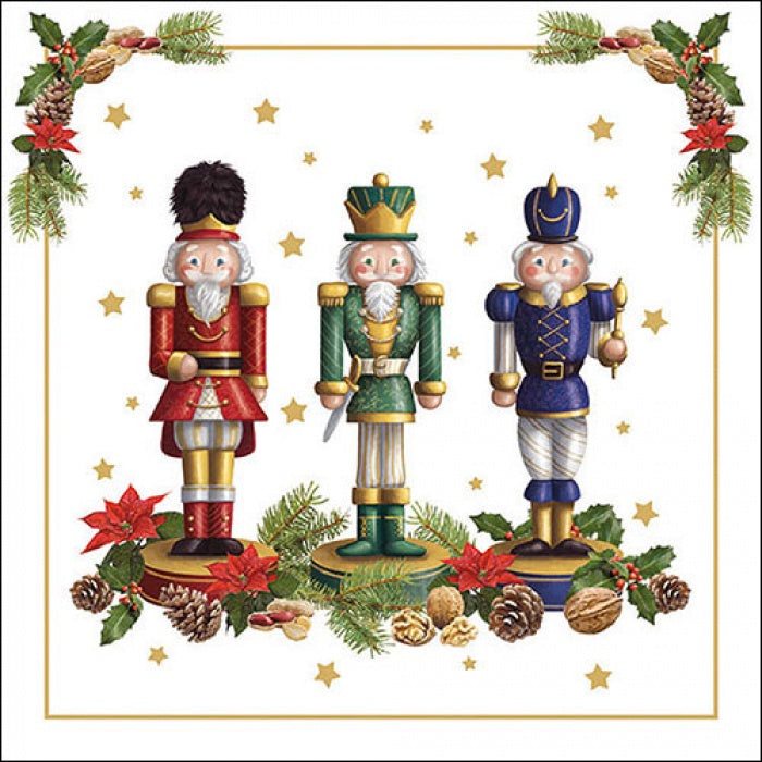 Ambiente Bearded Nutcracker Luncheon Napkins