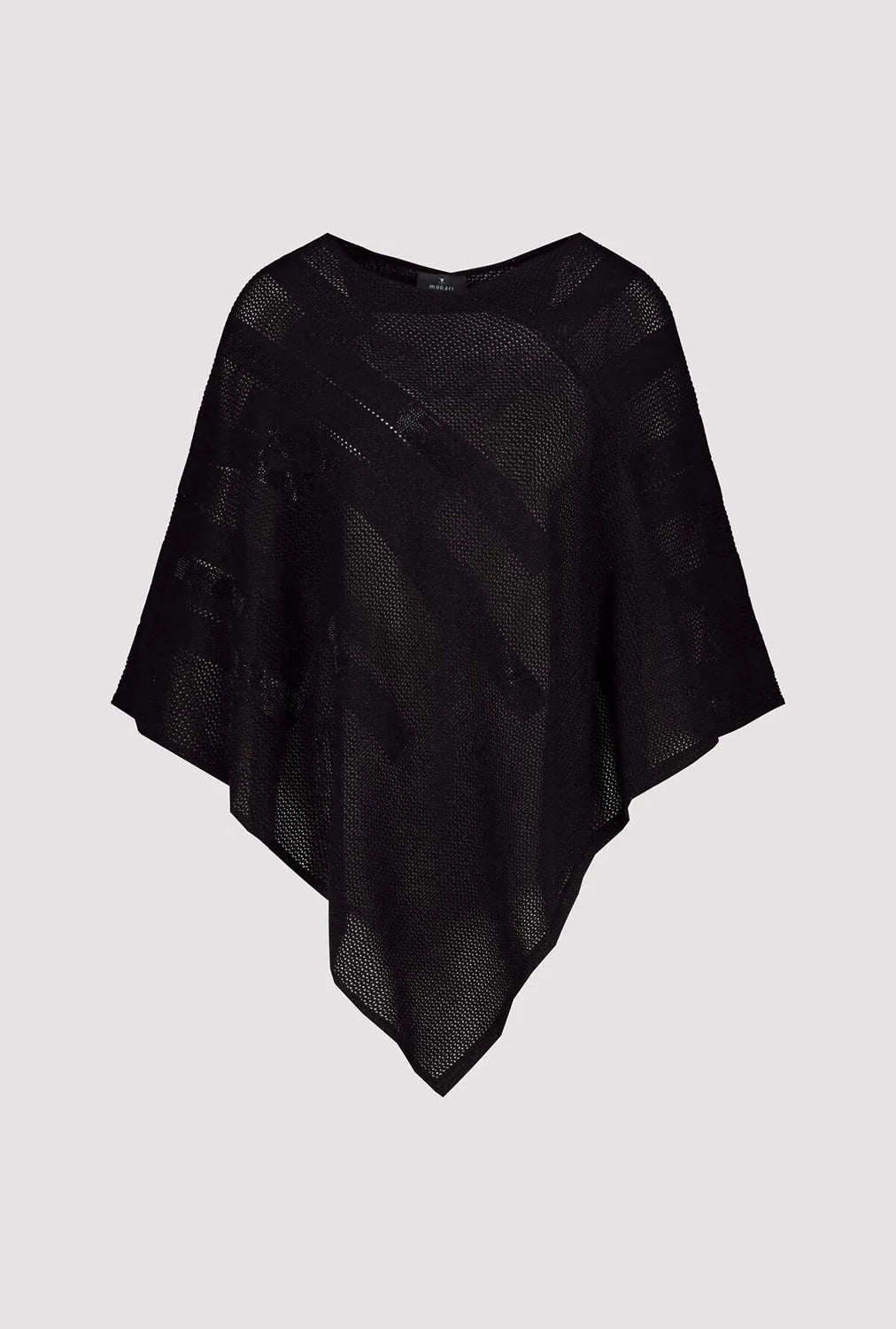 Monari Pullover Poncho Lurex M408075 - Black