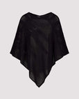 Monari Pullover Poncho Lurex M408075 - Black