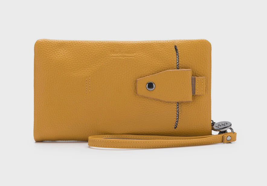 Black Caviar Mavie Wallet - Mustard