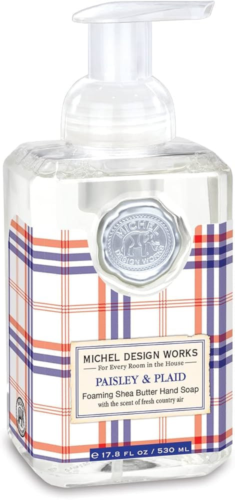 Michel Design Works Paisley & Plaid Foaming Hand Soap