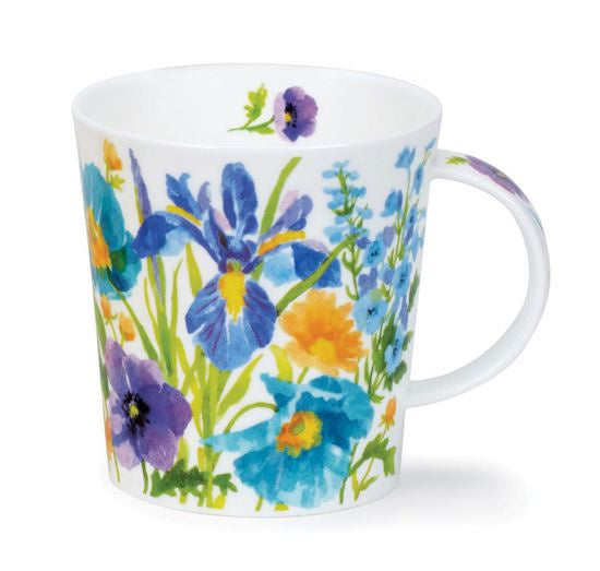 Dunoon Floral Kelmscott  Mug in Blue