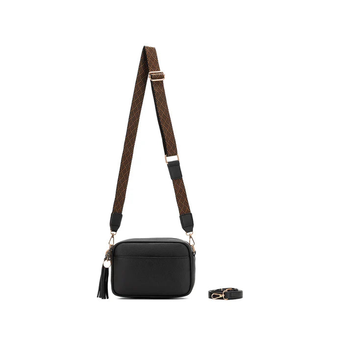 Black Caviar Indie Cross Body Bag - Chocolate