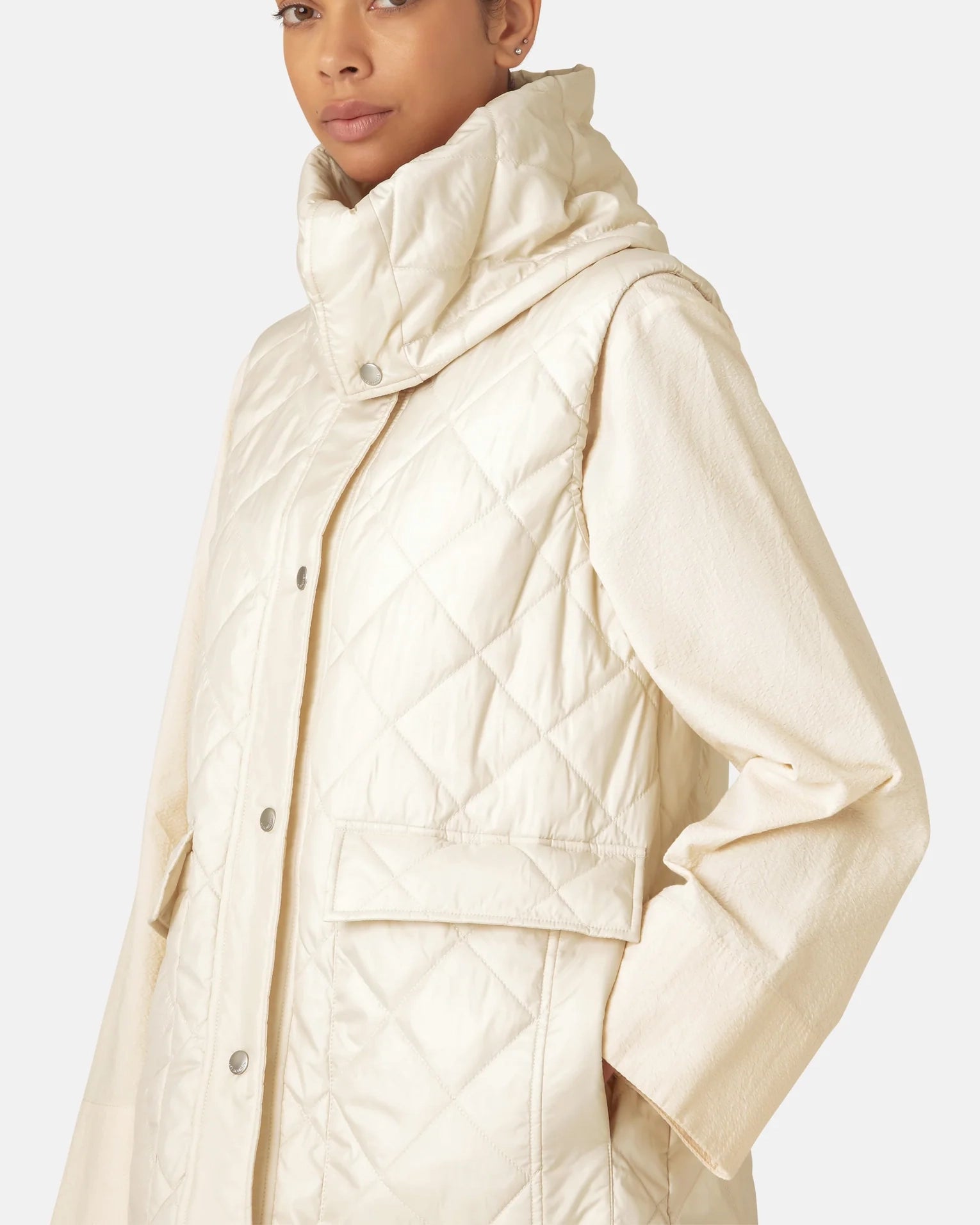 Isle Jacobsen Aerial 08 Padded Vest - Whitecap