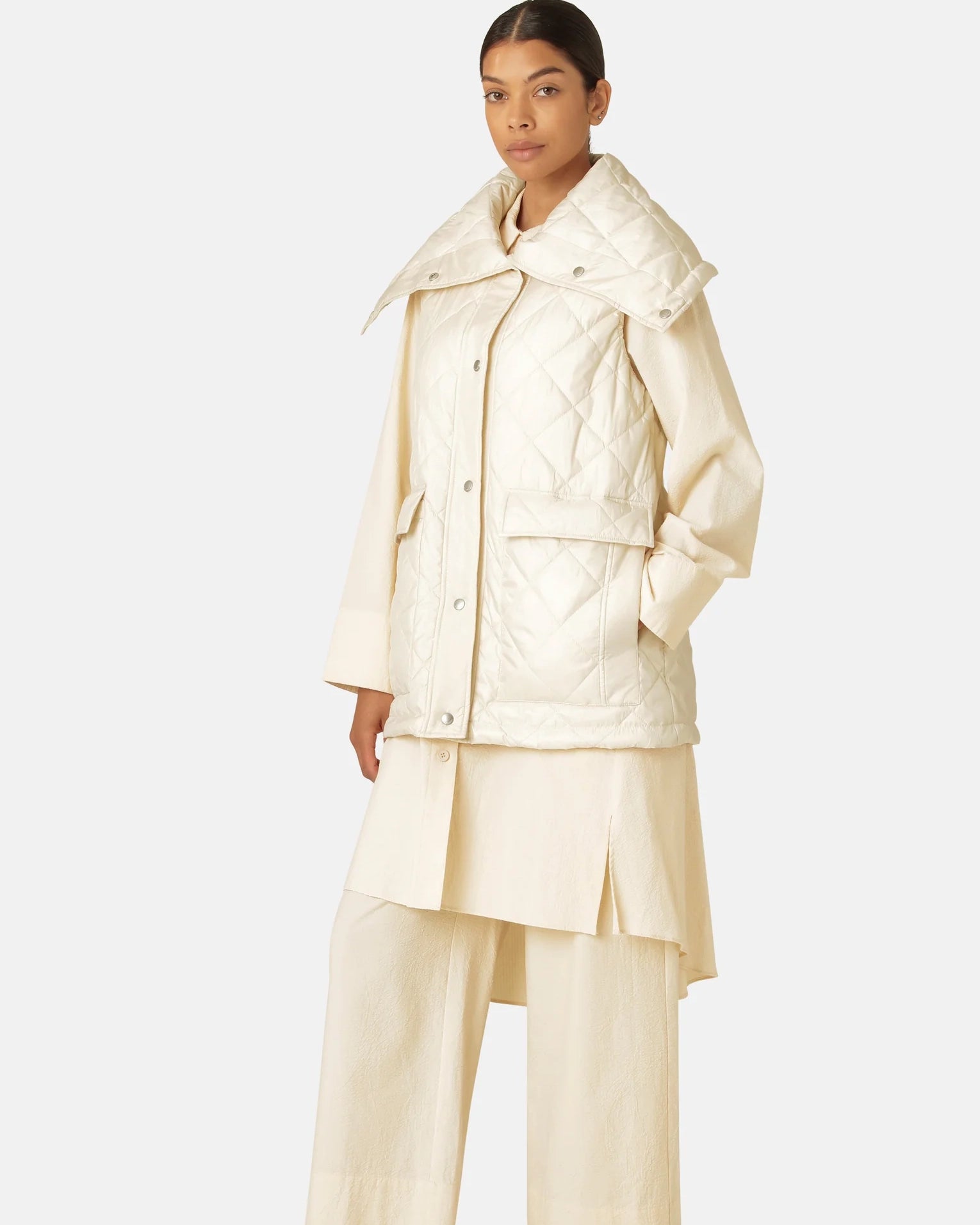 Isle Jacobsen Aerial 08 Padded Vest - Whitecap