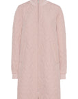 Ilse Jacobsen Knee Length Quilt Coat Art 06 - Pale Pink