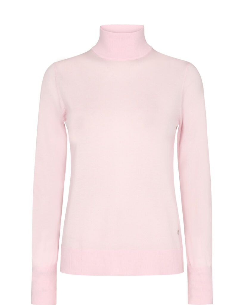 Mos Mosh Relena Highneck Knit - Ballet Pink