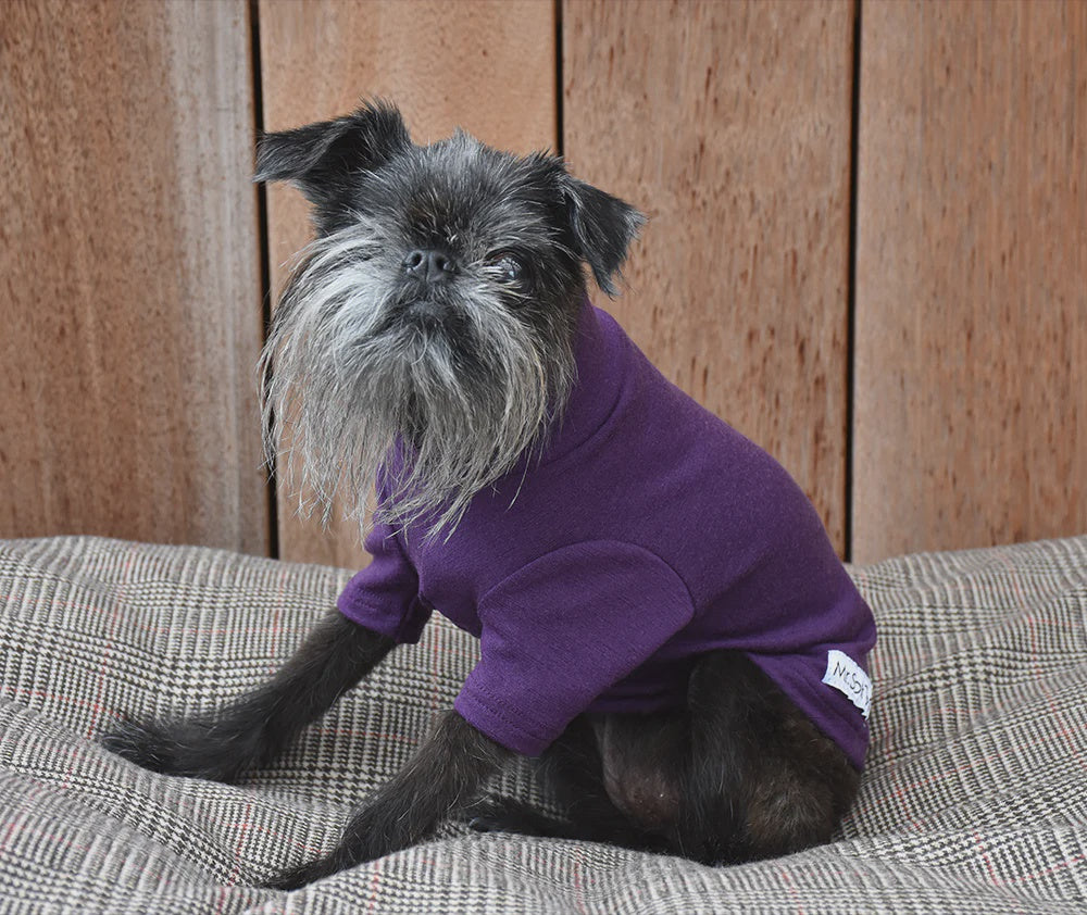 Mr Soft Top Aubergine Tee