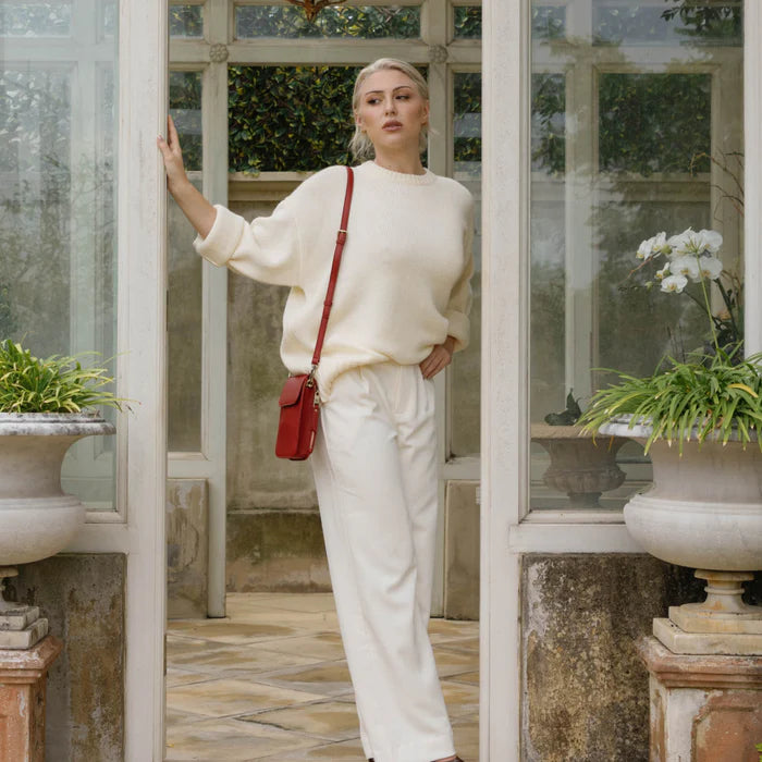 Black Caviar Lou Lou Mobile Phone Case Wallet - Deep Red