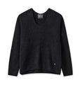 Mos Mosh Thora V-Neck Knit - Black