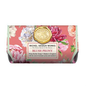 Michel Design Works Blush Peony Soap Bar Large
