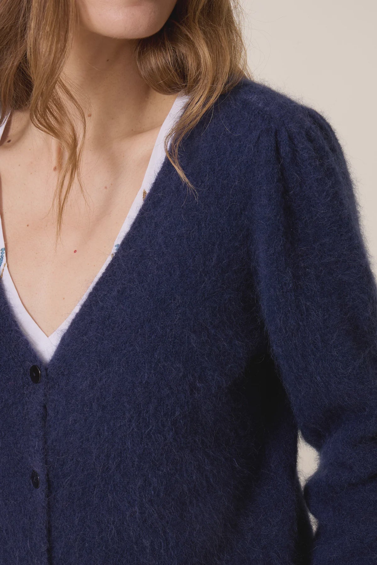 Leon & Harper MADCardigan - Black Iris