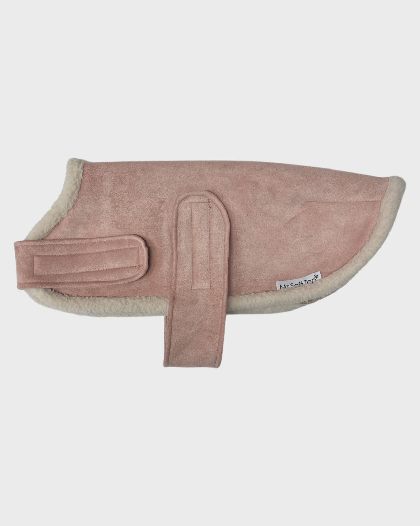 Mr Soft Top Sherpa Coat - Champagne Pink