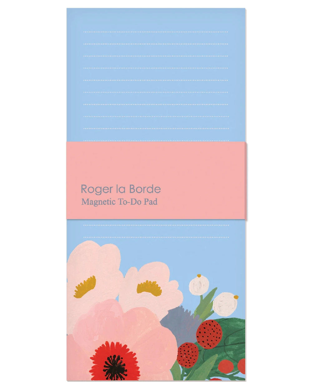Roger la Borde Magnetic Fridge Pad -Big Pink Flower