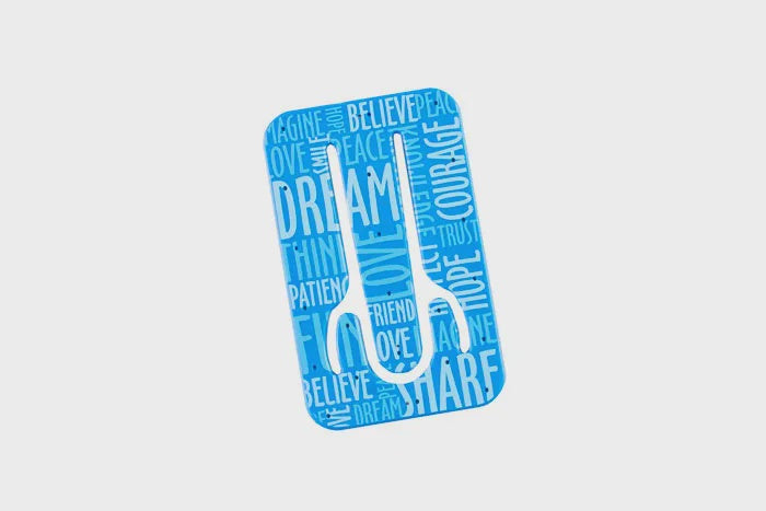 Flexistand Phone Stand - Blue Words