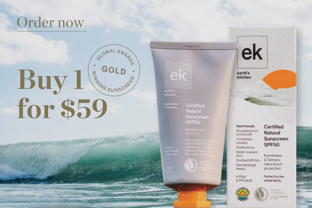 EK Earth's Kitchen Natural Sunscreen SPF50 Family