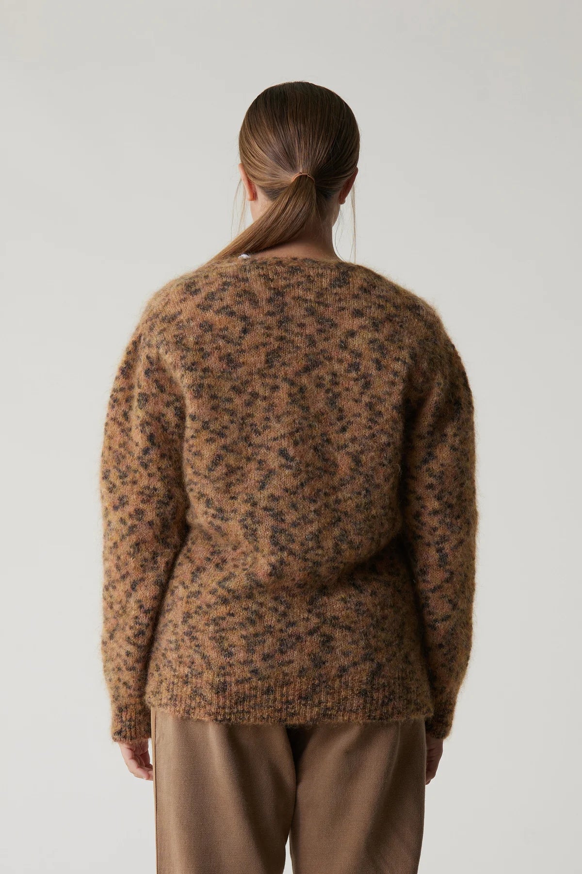 Leon & Harper Marta Leopard Cardigan