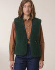 Leon & Harper Vallos Vest - Green