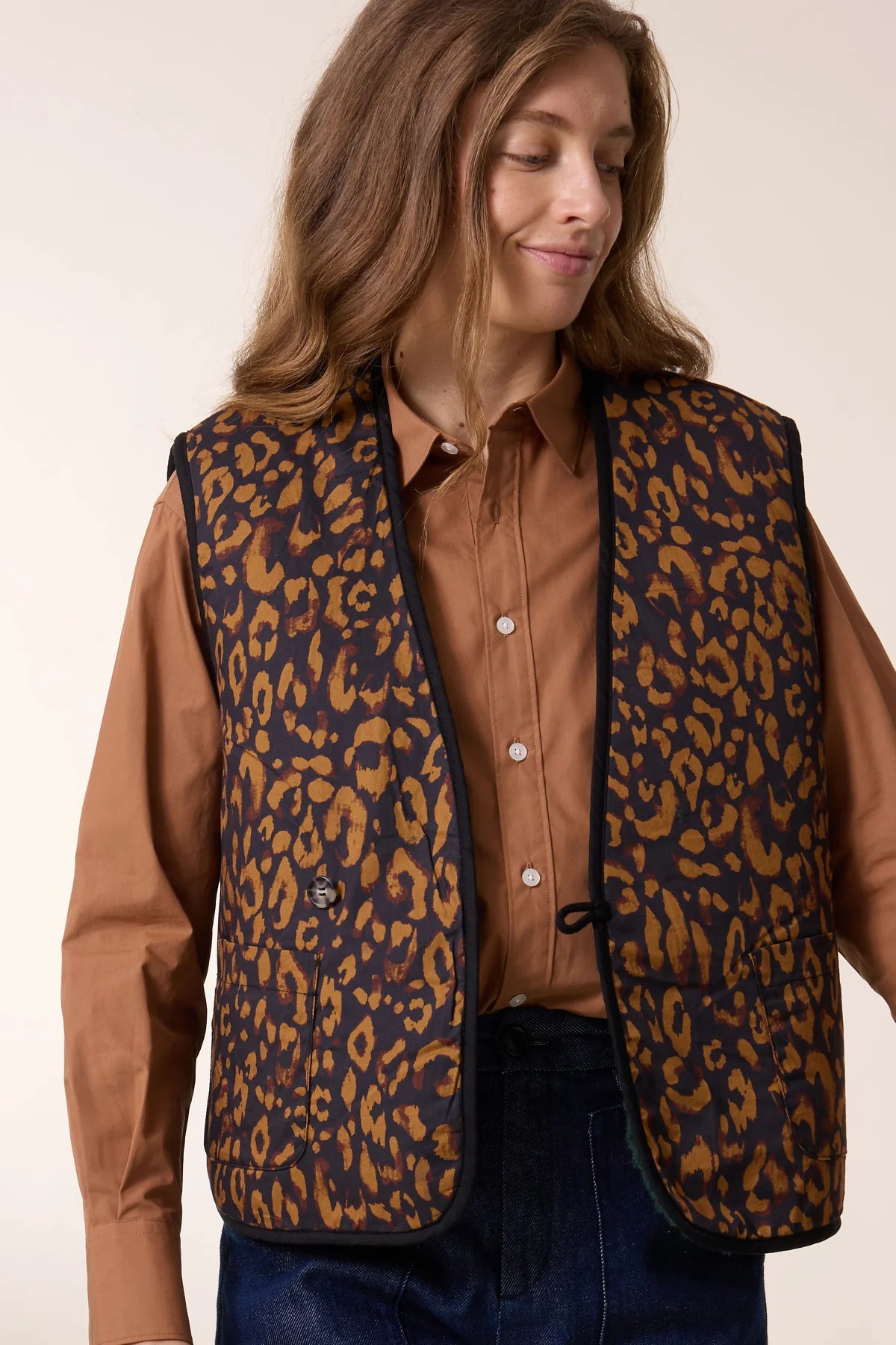 Leon & Harper Vallos Vest - Green