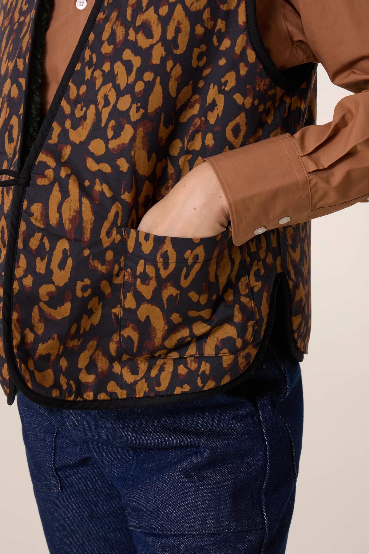 Leon & Harper Vallos Vest - Green