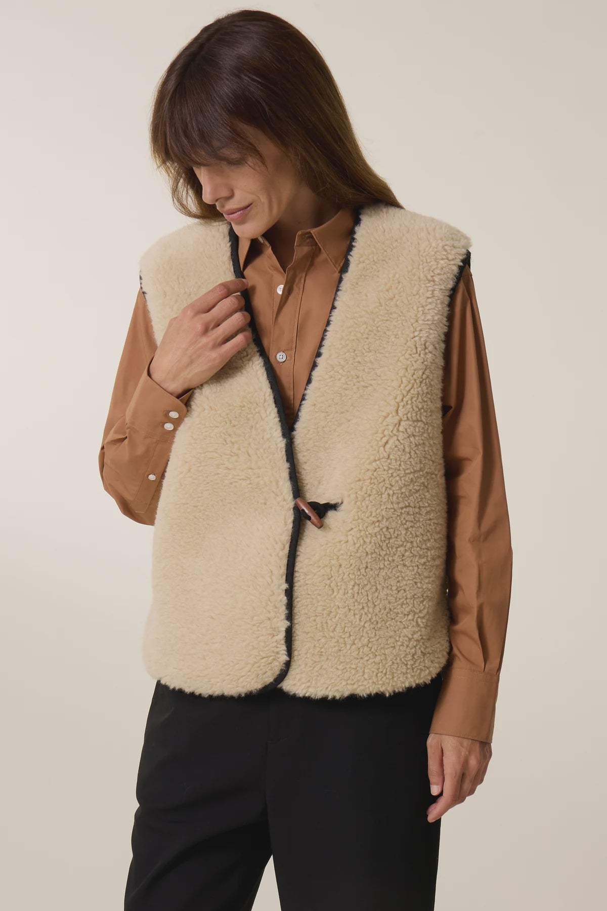Leon & Harper Vallos Vest - Off White