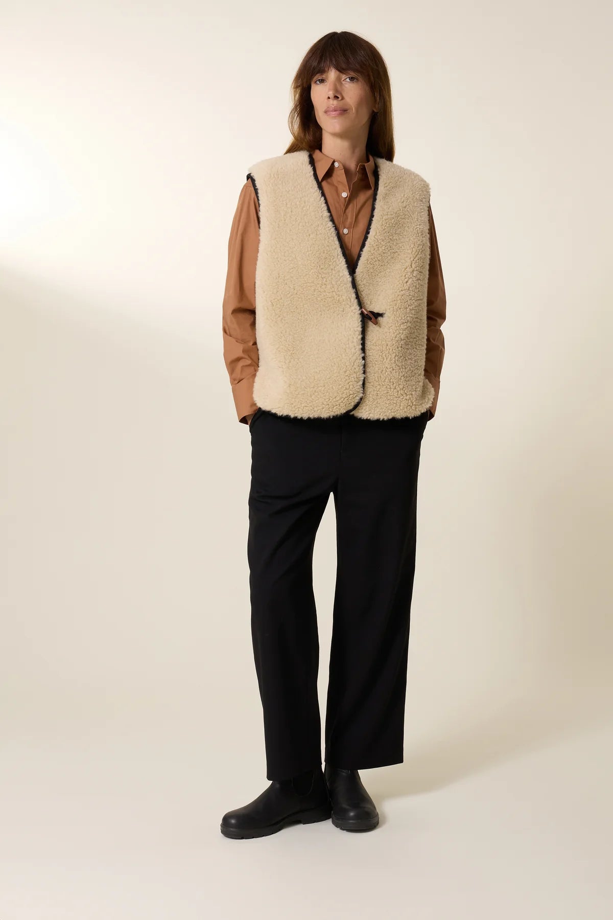 Leon & Harper Vallos Vest - Off White