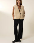 Leon & Harper Vallos Vest - Off White