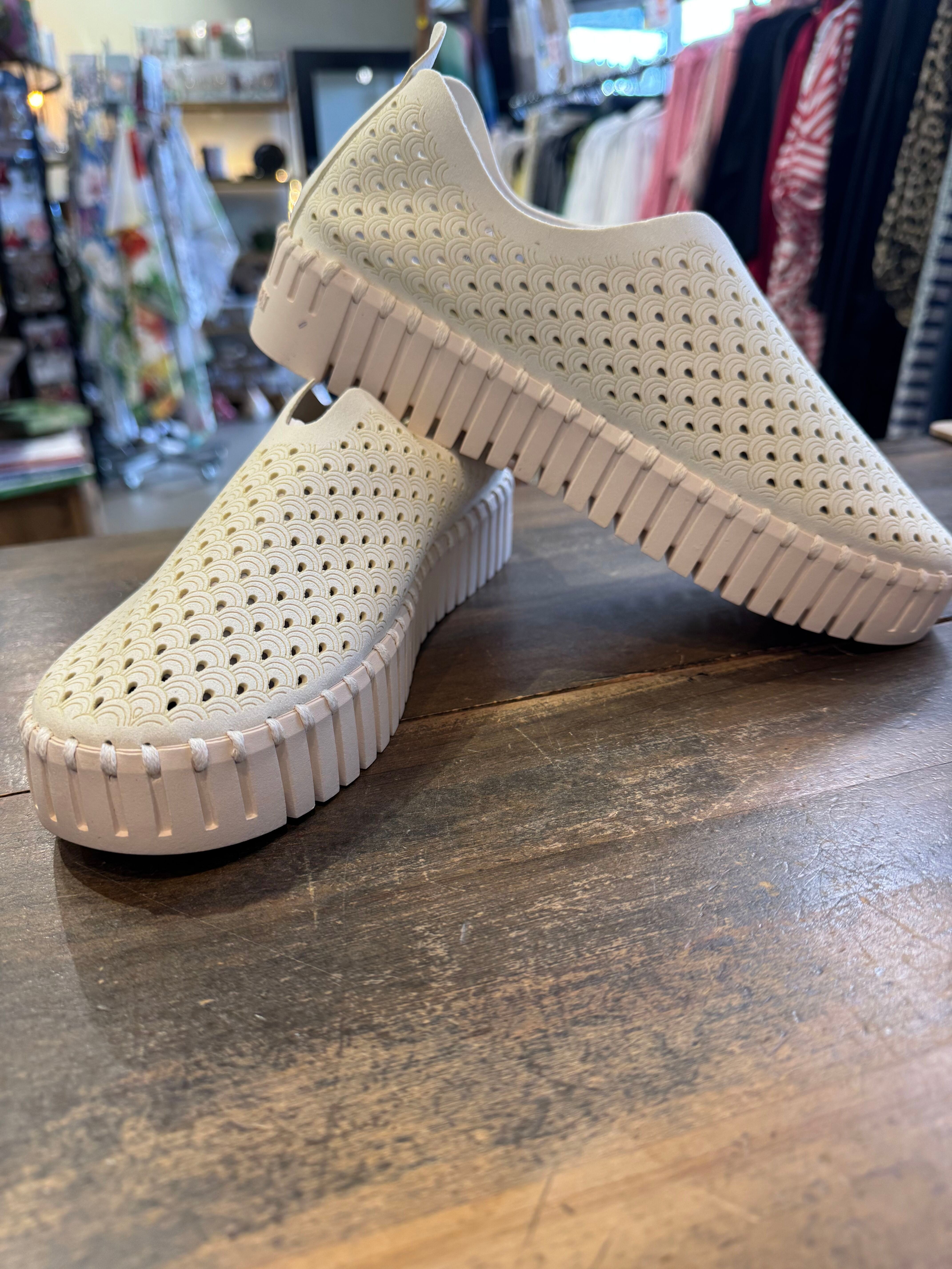 Ilse Jacobsen Tulip Flat Plateau Sole 3373 - Milk Creme