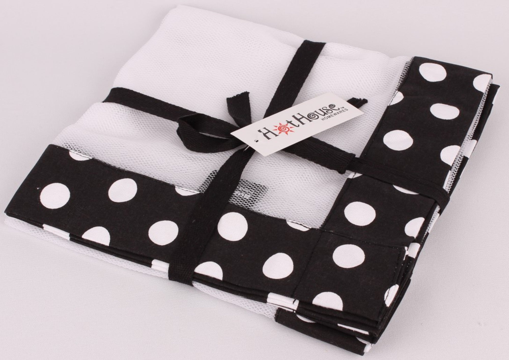 Hot House Food Cover - Weighted edge Black