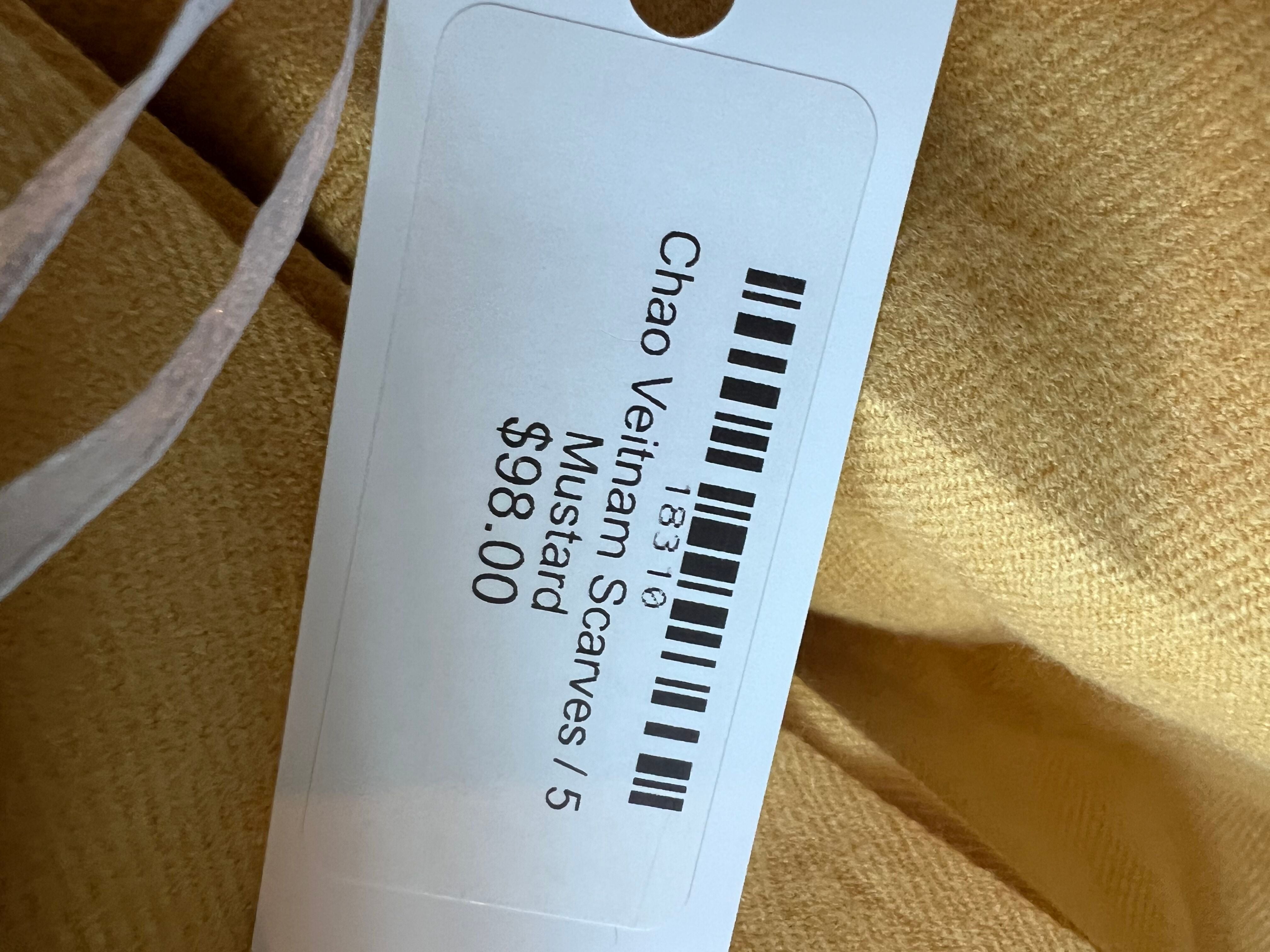 Chao Cashmere Viscose Long Scarf