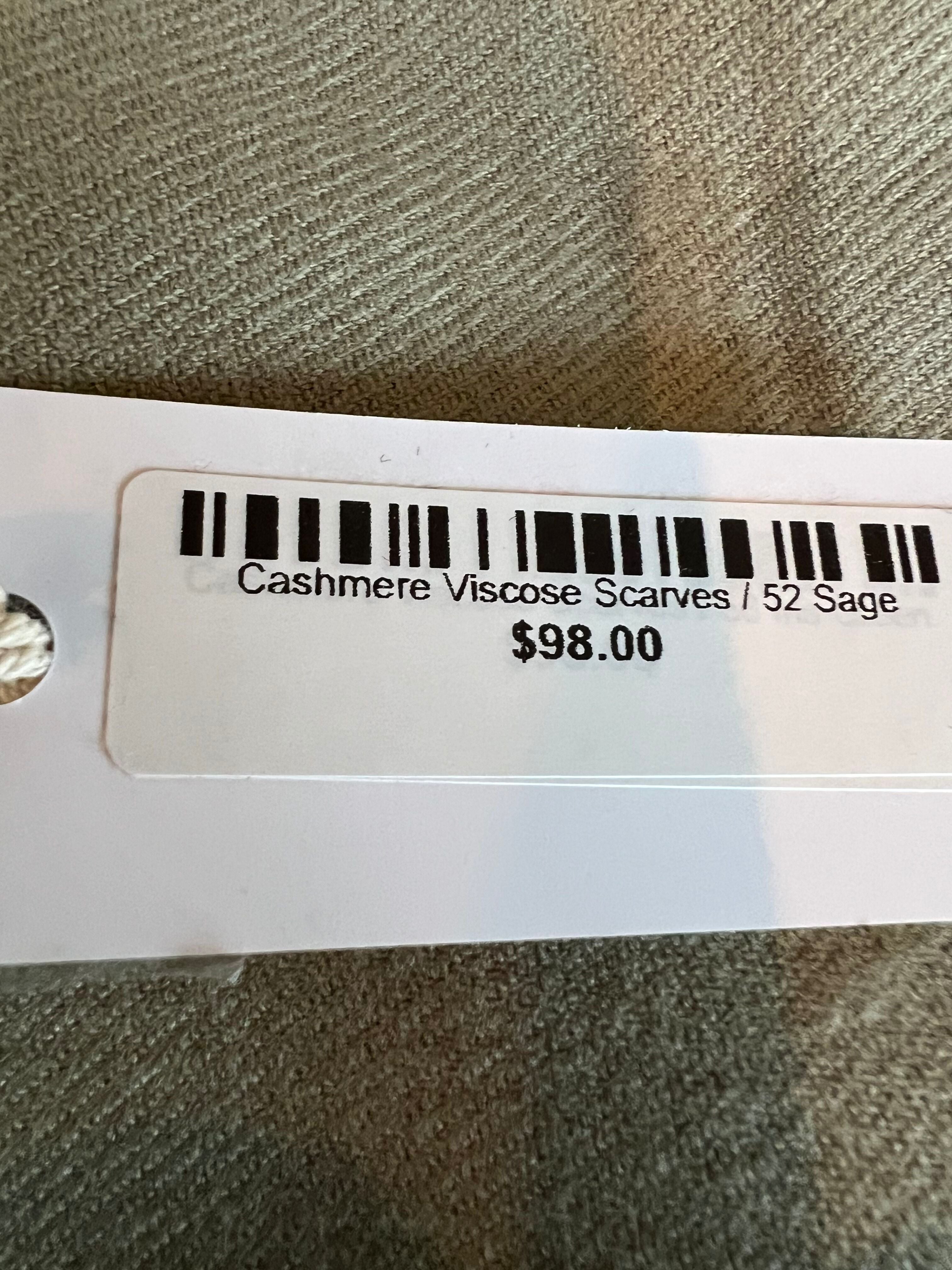 Chao Cashmere Viscose Long Scarf