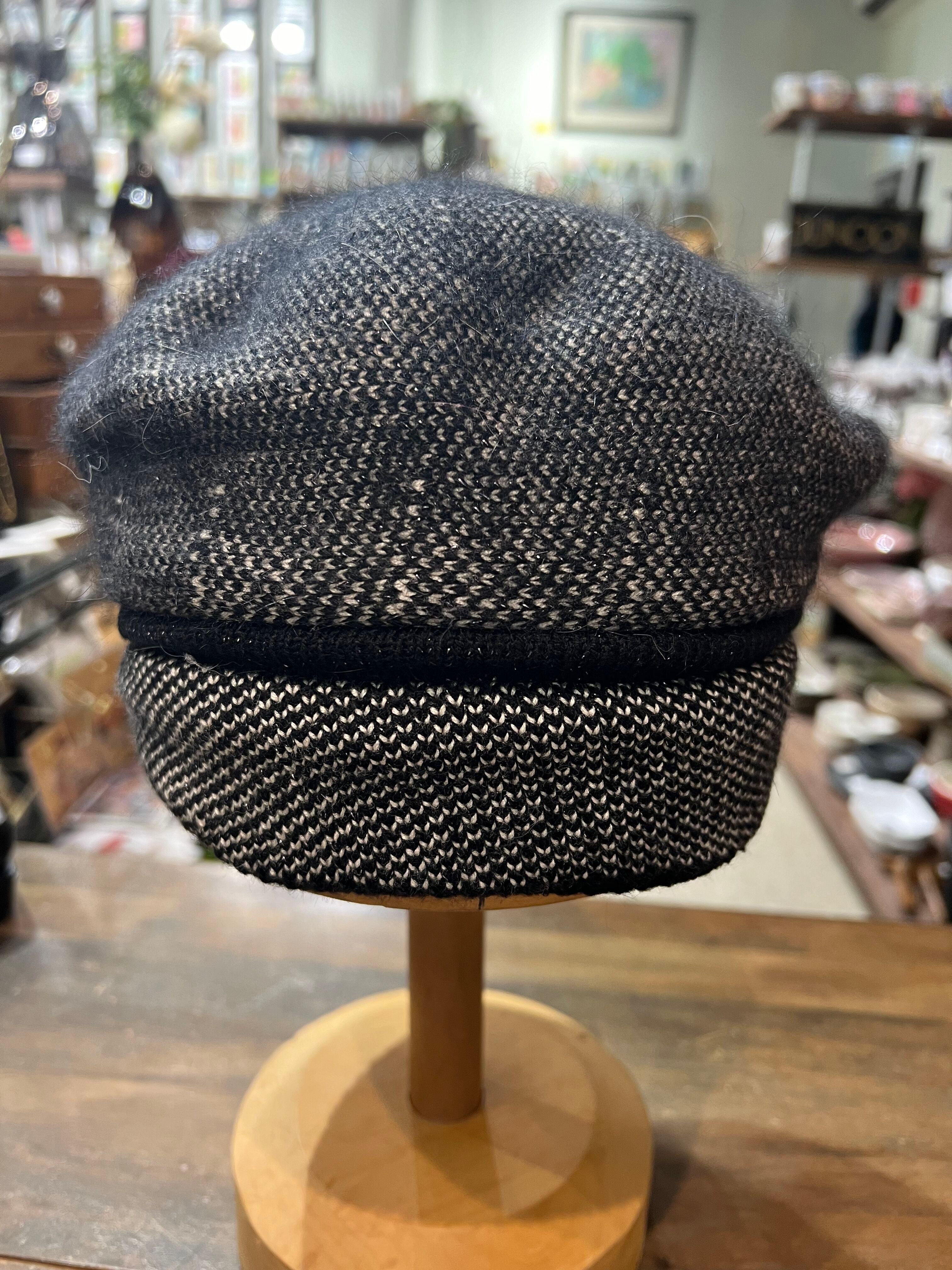 Head Start Angora Blend Beret - Black