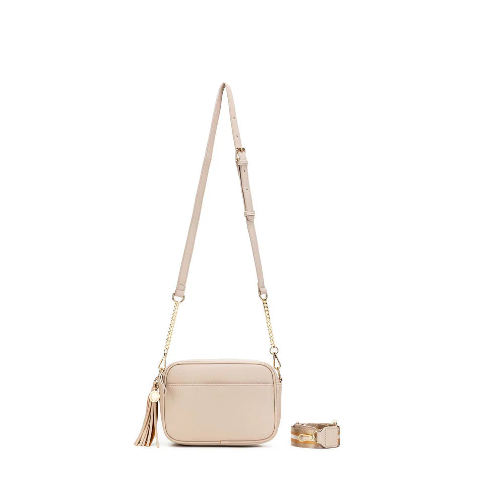 Black Caviar Indie Cross Body Bag - Oatmeal