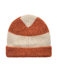 Mos Mosh Thora Stripe Knit Hat - Burnt Ochre