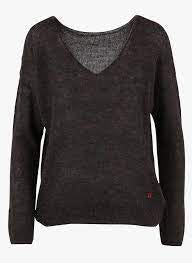 Leon & Harper Baby Alpaca/Merino Jumper - Brown