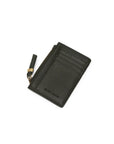 Black Caviar Ines Card Holder / Coin Purse - Dark Olive