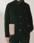 Leon & Harper Viviane Jacket - Green Corduroy