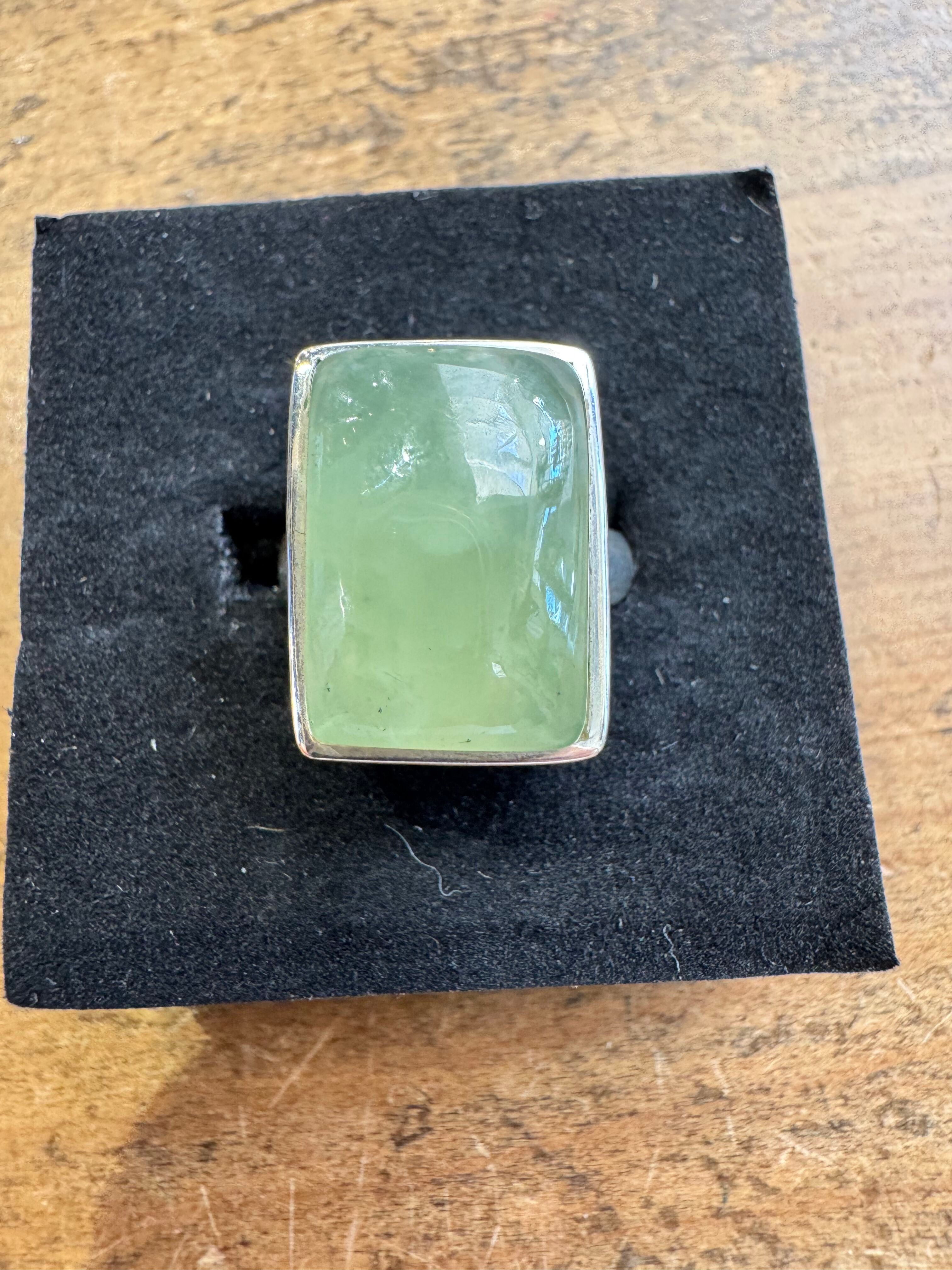 Prehnite Ring Size 7
