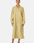 Ilse Jacobsen Rain 191 Long Raincoat - Olive Grass