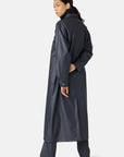 Ilse Jacobsen Rain 191 Long Raincoat - Dark Indigo