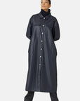Ilse Jacobsen Rain 191 Long Raincoat - Dark Indigo