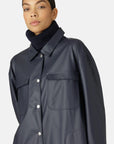 Ilse Jacobsen Rain 191 Long Raincoat - Dark Indigo