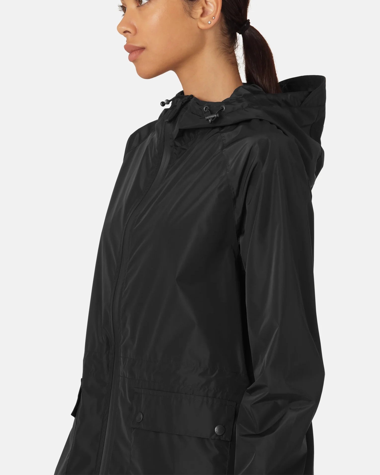 Ilse Jacobsen Rain 213 Long Raincoat - Black