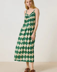 Leon & Harper Roar Diamond Dress - Green